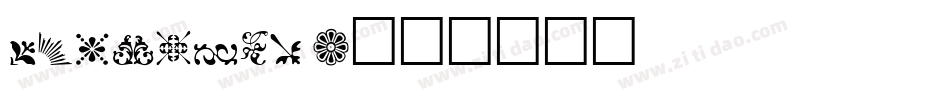 Fleurons A字体转换